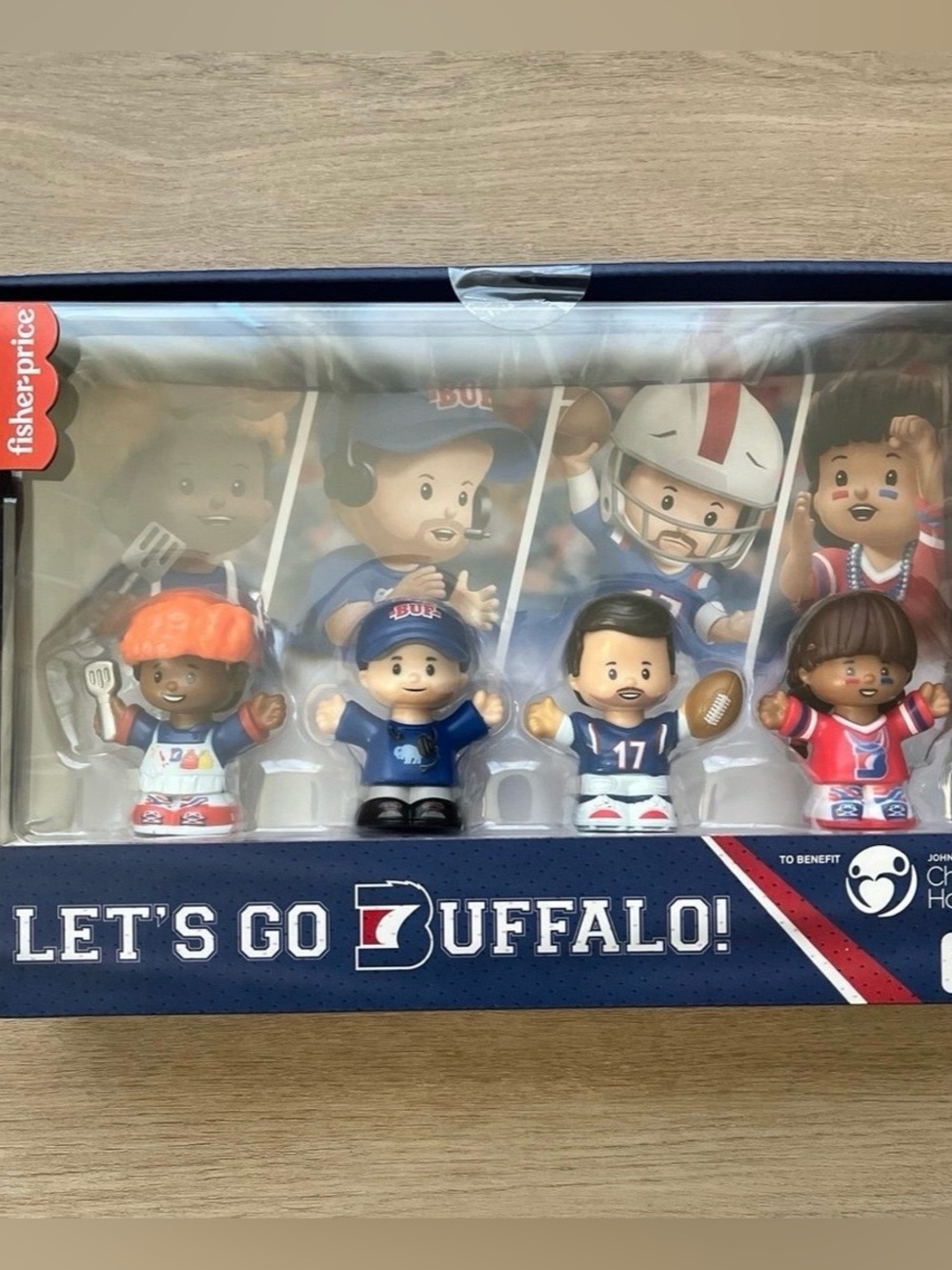 2021 Fisher-Price Little People Collector Buffalo Bills Figure Set